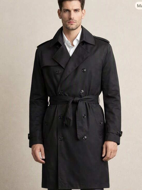 Delta Other - Delta Airlines Trench coat oeko tex standard 100 Size XL Tall Men's NWT
